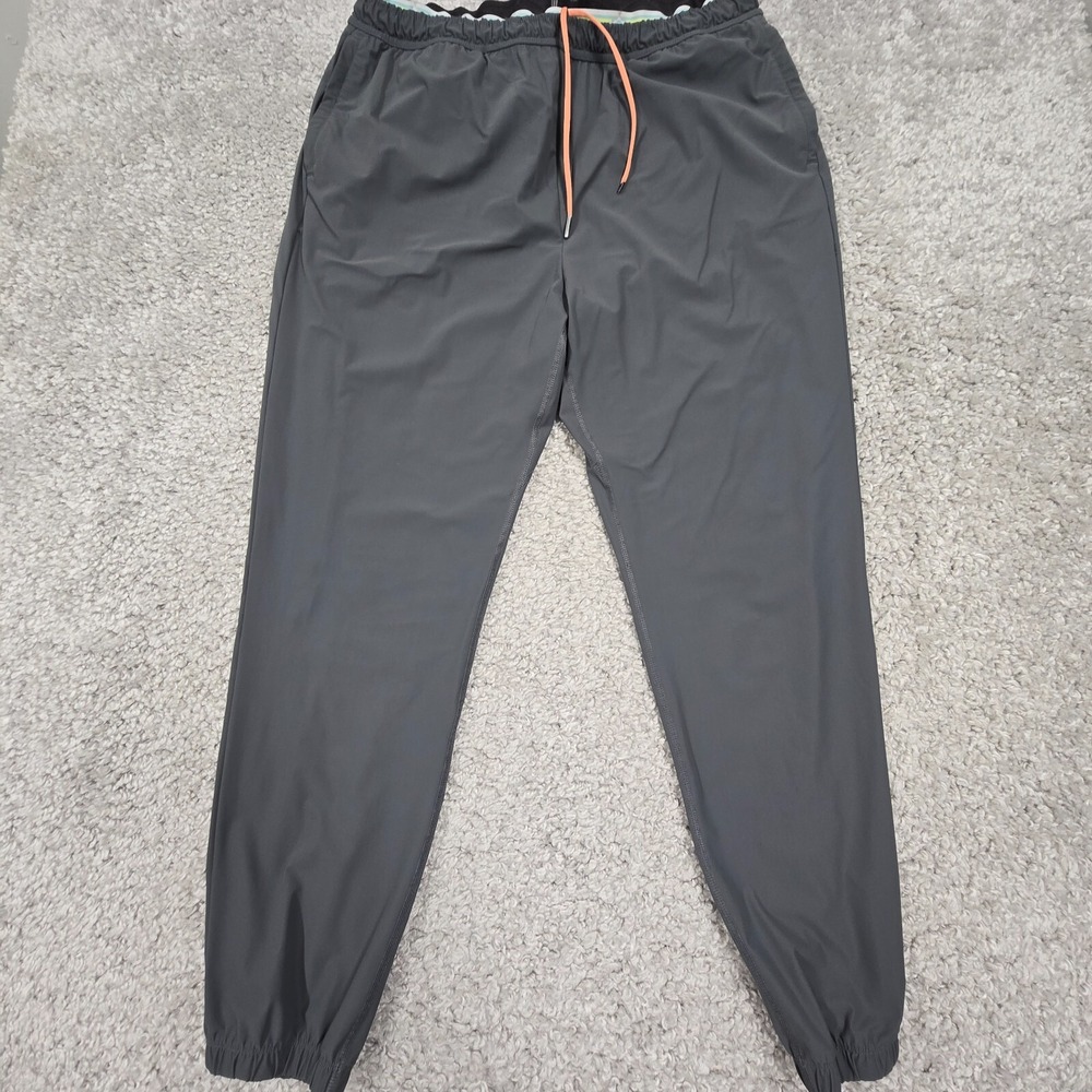 Chubbies Mens Gray Jogger Pants Size XL Elastic‎ Waist Athleisure Streetwear